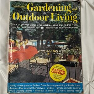 1975 House Beautiful Gardening and Outdoor Living Mag